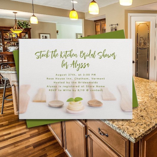 Stock die Küchen Bridal Dusche Einladungen
