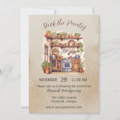 Stock die Pantry, Küche Bridal Dusche Einladung (Vorderseite)