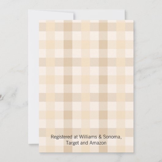 Stock die Pantry, Küche Bridal Dusche Einladung (Rückseite)