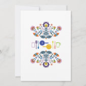 Stock Die Party Einladung der Küche Fiesta Couple (Rückseite)