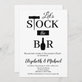 Stock - Einladung der Bar-Betreffenden (Vorne/Hinten)