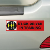 Stock-Fahrer im Training Autoaufkleber (On Car)