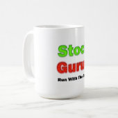 Stock Guru Red Customizable Kaffeetasse (Vorderseite Links)