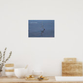 Stock im Wasser Poster (Küche)