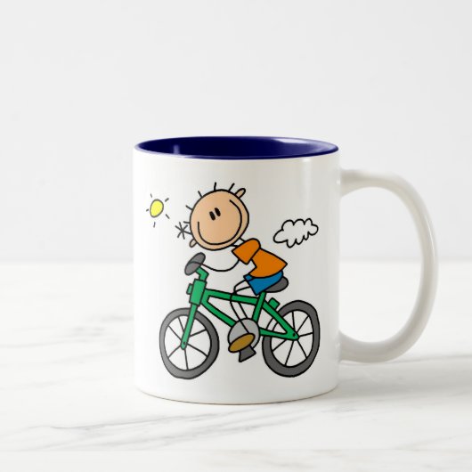 Stock-Jungen-Reitfahrrad Zweifarbige Tasse (Rechts)