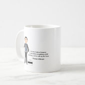 Stock-Leute-Tassen Kaffeetasse (Vorderseite Links)