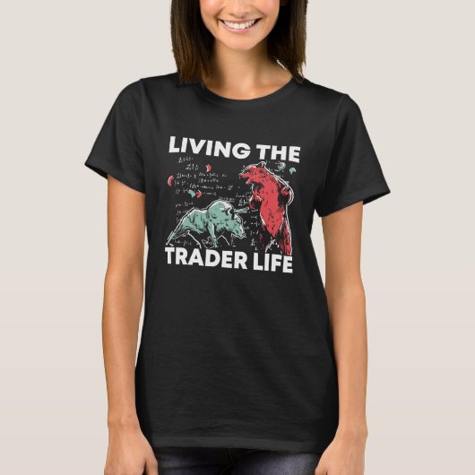 Stock Market Capitalism Day Trader Trading Capital T-Shirt (Vorderseite)