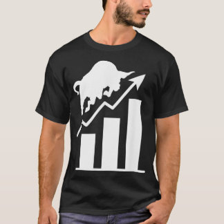 Stock Market Trading Charging Bull Day Trader T-Shirt