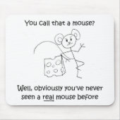 Stock-Maus Mousepad (Vorne)