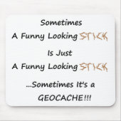 Stock oder Geocache Mousepad (Vorne)