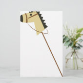 Stock-Pferd Briefpapier (Stehend Vorderseite)