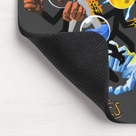 Stock-Reiche - elementares Reich Mousepad (Ecke)