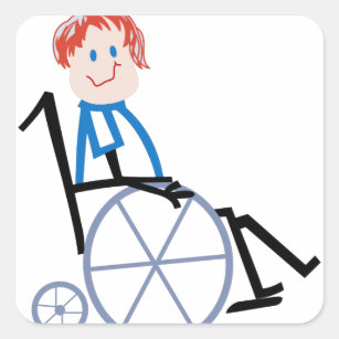 Aufkleber Rollstuhl Kind rollstuhl aufkleber zazzle de Aufkleber Rollstuhl Kind rollstuhl aufkleber zazzle de