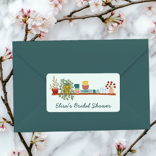 STOCK THE KITCHEN Brautjungfern-Party INDIVIDUELL Adressaufkleber