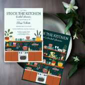 STOCK THE KITCHEN Bridal Shower Cute CUSTOM Einladung