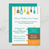 Stock the Kitchen Bridal Wedding Couples Dusche Einladung (Vorne/Hinten)