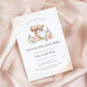 Stock the Kitchen Elegante Brautparty Einladung