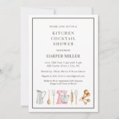 Stock the Kitchen Utensils Bridal Shower Einladung (Vorderseite)