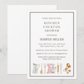 Stock the Kitchen Utensils Bridal Shower Einladung (Vorne/Hinten)