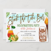 Stock the Tiki Bar Invasion Einladung (Vorderseite)