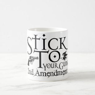Stock zu Ihren Gewehren Kaffeetasse