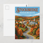 Stockbridge USA Postkarte (Vorne/Hinten)