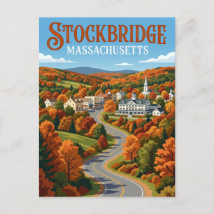 Stockbridge USA Postkarte