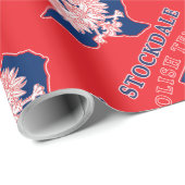 Stockdale Polnisch Texan Geschenkpapier (Rolleneckpunkt)