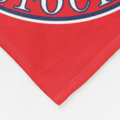 Stockdale Texas Polnischer Adler Fleecedecke (Ecke)