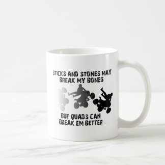 Stöcke Und Steine ATV Quad Lustiger Becher Kaffeetasse