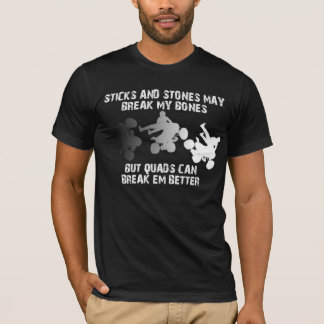 Stöcke Und Steine Quad ATV LustigesShirt T-Shirt