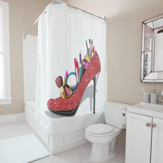 Stöckelschuhe Duschvorhang (Beispiel)