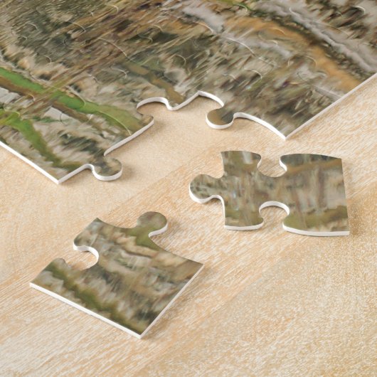 Stockente duckt Puzzlespiel Puzzle (Seite)