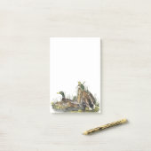 Stockente durch Audubon Post-it Klebezettel (Auf Schreibtisch)