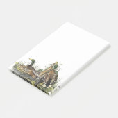 Stockente durch Audubon Post-it Klebezettel (angewinkelt)