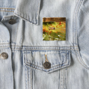 Stockente-Knopf Button