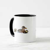 Stockente u. vier Entlein Tasse (Vorderseite Links)