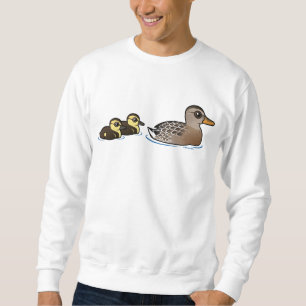Stockente u. zwei Entlein Sweatshirt