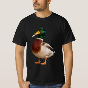 Stockente Vintage-Raucher-Meme ,Zigarette ,Stu  T-Shirt