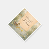 Stockenten-Baby-Party Serviette (Ecke)
