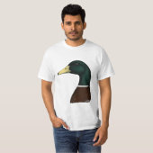 Stockenten-Drake-Kopf T-Shirt (Vorne ganz)