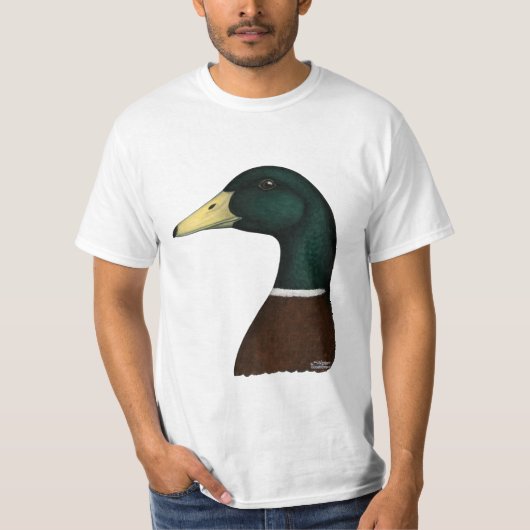 Stockenten-Drake-Kopf T-Shirt (Vorderseite)