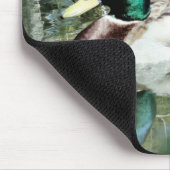 Stockenten-Drake-Reflexionen Mousepad- Mousepad (Ecke)
