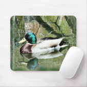 Stockenten-Drake-Reflexionen Mousepad- Mousepad (Mit Mouse)