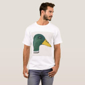 Stockenten-Ente (Drake), Aquarell T-Shirt (Vorne ganz)