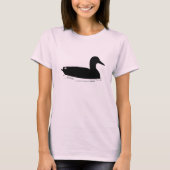 Stockenten-Ente in der Silhouette T-Shirt (Vorderseite)