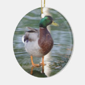 Stockenten-Ente Keramikornament (Links)