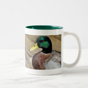 Stockenten-Ente Zweifarbige Tasse