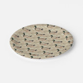 Stockenten-Enten-Foto Pappteller (Schrägansicht)