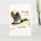 Stockenten-Enten-Jagd Karte (Vorderseite)